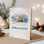  Karácsonyi Üdvözlőlap - Havas Táj