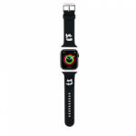 Karl Lagerfeld óraszíj fekete KLAWLSLKCNK Apple Watch 42mm / 44mm / 45mm / 49mm
