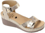 LEDI Anatomic Női bőr szandál 103/2, arany, csatos (ORH677418)