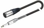 Soundsation BPCXJ-10BK - Cablu boxa, XLR tata - jack 6.3 mm, lungime 10 metri