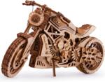 Wood Trick Puzzle 3D mecanic, Motocicleta DMS, WT, lemn, 203 piese