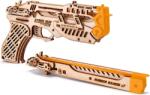 Wood Trick Puzzle 3D mecanic, Pistolul Cyber, WT, lemn, 122 piese