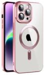 Flacara3 Husa Magsafe iPhone 15 plus, Rama roz