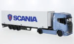 Bburago Tir Scania S730 Highline blue / white cu container lungime 40 cm1/43 (24750)