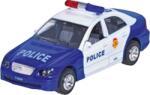 Goki Masinuta die cast cu sunete si lumini, 15 cm, politie, albastra