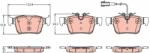 TRW set placute frana, frana disc TRW GDB2364 (GDB2364)