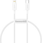 Baseus Cablu de date Baseus Superior Series USB-C la Lightning, 20W, PD, 0.25m (alb) CATLYS-02