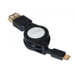 LogiLink USB 2.0 kábel Micro-USB/M-A/F (AA0069)