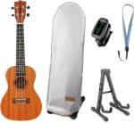 Pasadena SU024BG Premium SET Natural Ukulele concert (SU024BG-PREMIUM-SET)