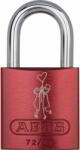 ABUS Love 72/40 Lock Look 1 SL 6 biztonsági lakat - Piros (72/40 LOVE LOOK 1) - pepita