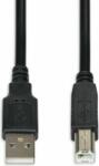 iBOX IKU2D18 USB 2.0 A - USB 2.0 B (apa - apa) kábel 1.8m - Fekete (IKU2D18)