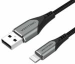 Vention Cablu USB 2.0 la Lightning, Vention LABHF, 1 m, gri (LABHF) (LABHF)