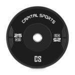 Capital Sports ELONGATE, bumper disc, greutate, gumă, 2x 25 kg (FIT29-Elongate) (FIT29-Elongate)