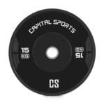 Capital Sports ELONGATE, bumper disc, greutate, gumă, 2x 15 kg (FIT29-Elongate) (FIT29-Elongate)