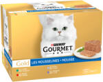 Gourmet 24x85g Gourmet Gold Paté hús mix nedves macskatáp 20% kedvezménnyel