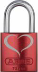 ABUS Love 72/40 Lock Look 2 SL 6 biztonsági lakat - Piros (72/40 LOVE LOOK 2) - pepita