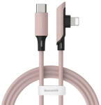 Baseus Colourful Elbow, USB Type-C/Lightning, 18W, 1.2m, Roz (CATLDC-A04) - 24mag