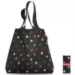 Reisenthel mini maxi shopper fekete-színes pöttyös bevásárló táska (AT7009)