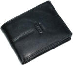 Vester férfi, fekete színű bőr pénztárca 12 × 9, 3 cm (SLM-VCS09-fekete)