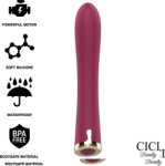 CICI Beauty Szilikon rúdvibrátor 25cm - bordó