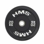 HMS Gumírozott súlytárcsa Bumper Plate 20 kg/51 mm HMS BBR20 Súlytárcsa