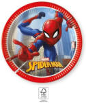 Pókember Spiderman Crime Fighter, Pókember papírtányér 8 db-os 20 cm FSC