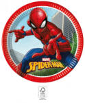 Pókember Spiderman Crime Fighter, Pókember papírtányér 8 db-os 23 cm FSC