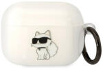 Karl Lagerfeld 3D Logo NFT Choupette TPU Case Airpods Pro (KLAPHNCHTCT) tok, fehér