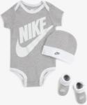 Nike nhn futura logo box set 0-6m | Copii | Body | Gri | LN0073-042 (LN0073-042)