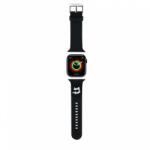 Karl Lagerfeld óraszíj fekete KLAWLSLCNK Apple Watch 42mm / 44mm / 45mm / 49mm - redmobilshop