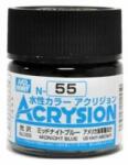 Mr. Hobby Acrysion Paint N-055 Midnight Blue (10ml)