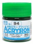Mr. Hobby Acrysion Paint N-094 Clear Green (10ml)