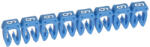 Legrand Vezeték- és sorkapocsjelölő (6) 1, 5-2, 5mm2 füzet műanyag kék bepattintó CAB3 Legrand 038226 (038226)