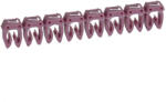 Legrand Vezeték- és sorkapocsjelölő (7) 1, 5-2, 5mm2 füzet műanyag lila/ibolya bepattintó CAB3 Legrand 038227 (038227)