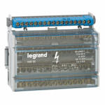 Legrand N-sín 17P csavaros 16csatl. /16mm2 1csatl. /25mm2 kalapsínre Lexic Legrand 004845 (004845)