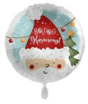  Karácsonyi lufi 17" 43cm Boldog Karácsonyt, 81133 (LUFI290439)