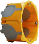 Legrand Gipszkarton szerelvénydoboz 1-es kerek 71mm 71mmx 67mm-átmérő sárga műanyag BatiBox Legrand 080021 (080021)