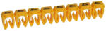 Legrand Vezeték- és sorkapocsjelölő (4) 4-6mm2 füzet műanyag sárga bepattintó CAB3 Legrand 038234 (038234)