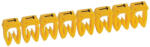 Legrand Vezeték- és sorkapocsjelölő (T) 0, 5-1, 5mm2 füzet műanyag sárga bepattintó CAB3 Legrand 038319 (038319)