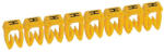 Legrand Vezeték- és sorkapocsjelölő (H) 1, 5-2, 5mm2 füzet műanyag sárga bepattintó CAB3 Legrand 038337 (038337)