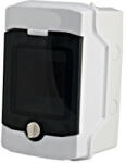 Schrack Falonkívüli kiselosztó 1 soros 4KE átlátszó ajtó IP65 Schrack BK080200 (BK080200)