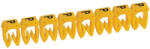 Legrand Vezeték- és sorkapocsjelölő (P) 4-6mm2 füzet műanyag sárga bepattintó CAB3 Legrand 038375 (038375)