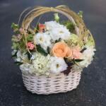 ImodFlowers Cos cu hortensia si lalele