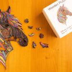  Ló fa puzzle L Papír doboz