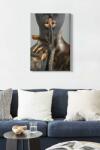 Bract Tablou Canvas African Lady 5, Multicolor, 70 x 50 cm (6692589994117)