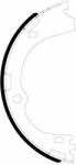 TEXTAR Set saboti frana, frana de mana TEXTAR 91086300 (91086300)