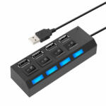 Maxell Hub USB spliter Hi-Speed 4 porturi USB2.0 HighSpeed + switch TED284130 (A0058984)