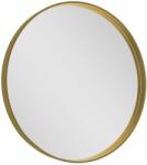 SAPHO Tükör, Sapho NOTION NT700G kerek keretes tükör, átm: 70cm, matt arany - zuhanykabin