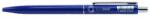 BLUERING Golyóstoll 0, 8mm, nyomógombos műanyag kék test, Bluering® Z3, írásszín kék - tonerpiac