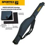 SPORTEX Husa rigida lanseta Sportex Super Safe I Grey, 1 compartiment, 165cm (S301168)